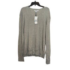 Calvin Klein Womens XL Gray Sweater New With Tags 68% Cotton 32% Modal Made In C